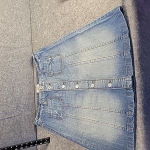 H&M L.O.G.G. Denim Button Down Skirt EUR 38